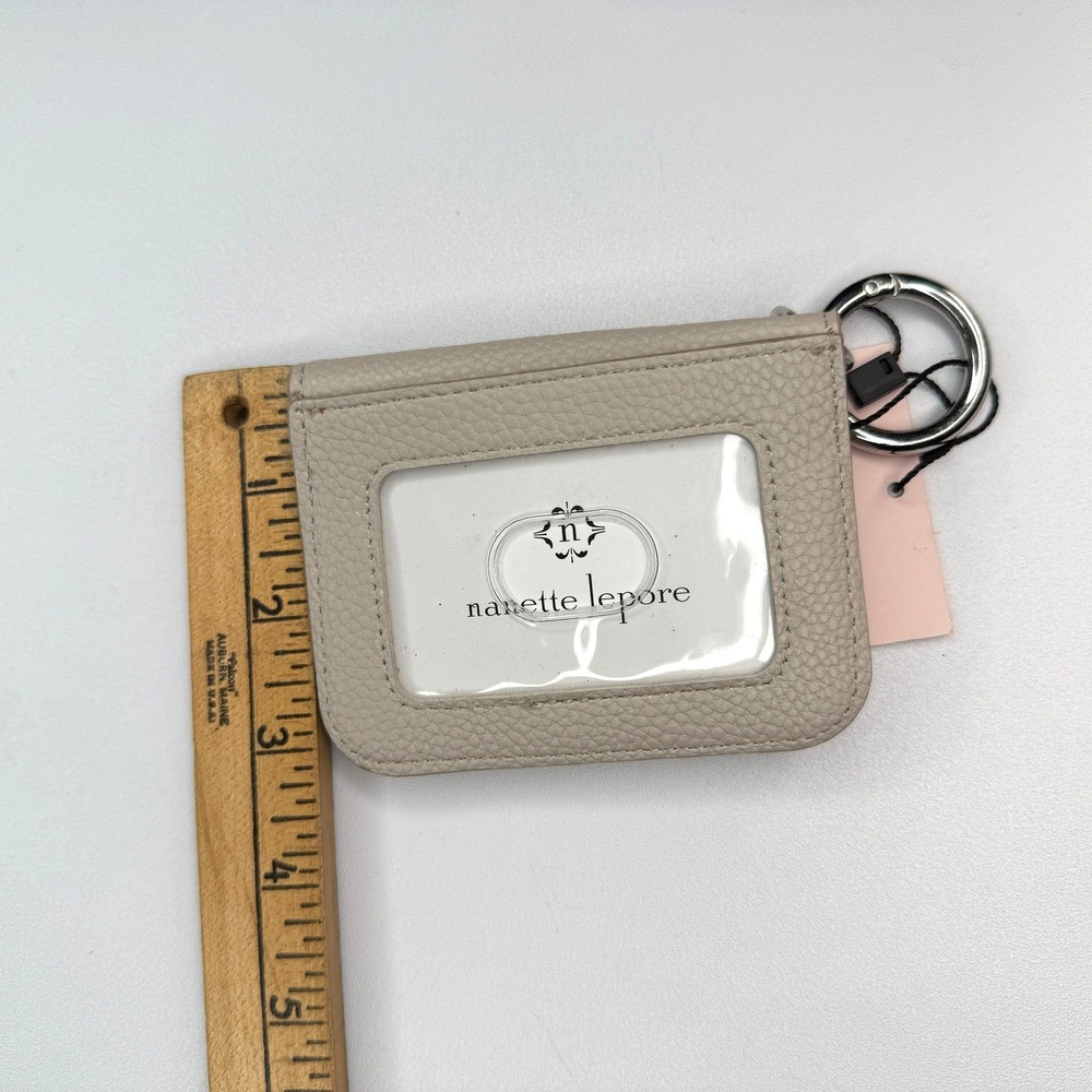 Nanette Lepore Card Case Hands Free Tan Bracelet Not Included Holds ID and Cards - Picture 3 of 6